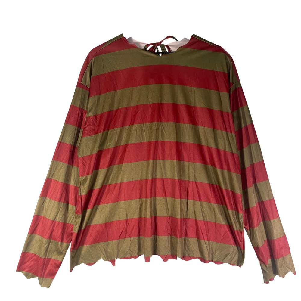 Rubies Nightmare on Elm Street Freddy Krueger Costume Shirt Adult Standard Red M